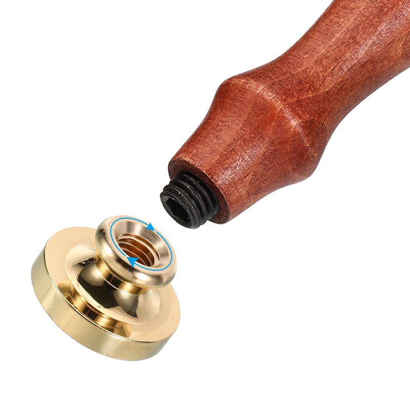 PATIKIL Alphabet K Wax Seal Stamp, Initial Letter Sealing Wax
