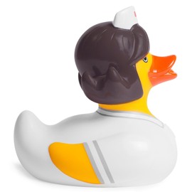 Nurse First Responders Rubber Duck Bath Toy by Bud Ducks | Elegant Gift Packaging - "Always there for you!" | Child Safe | Collectable