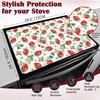 Watercolor Strawberry Stove Top Cover Glass Cooktop Heat Resistant Ceramic