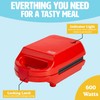 Tasty Mini Sandwich Maker, Makes Sandwiches, Paninis, Grilled Cheese, Desserts,