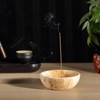 Koville Turkish Natural Travertine Incense Holder, Incense Holders for Sticks,