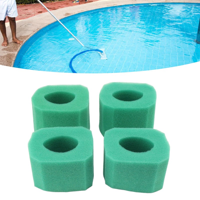 4pcs Pool Filter Cartridge Sponge Reusable Durable Practical Filter Foam