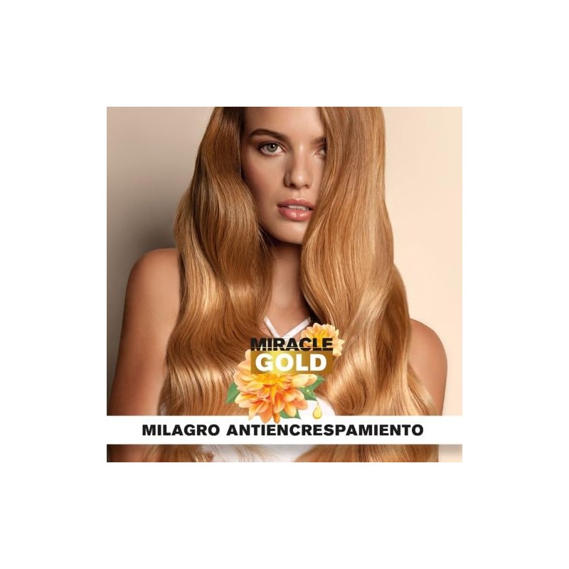 Tahe Miracle Gold Intensive Anti-Frizz Hair Cocktail with Hyaluronic Acid,