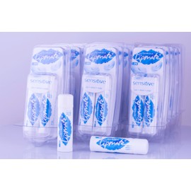 Lipmate Sensative Lip Balm, Box Pack of 10 Lipbalms (5 x 2) Hydrating, Moisturizing, Softening Lipcare