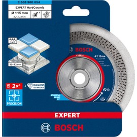Bosch Bosch 1x EXPERT HardCeramic Diamanttrennscheiben (fr Harte Fliesen, Harter Stein, ? 115 mm, Professional Zubeh?r Kleiner Winkelschleifer)