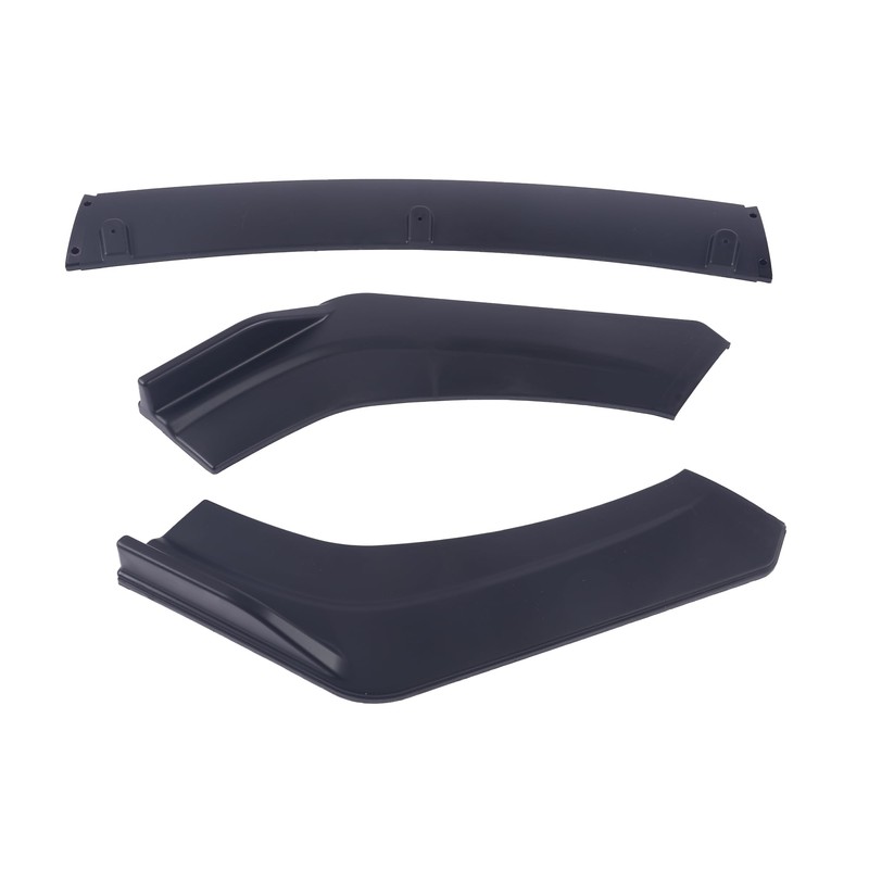 Glossy Black Front Bumper Lip Spoiler Splitter Body Kit Universal