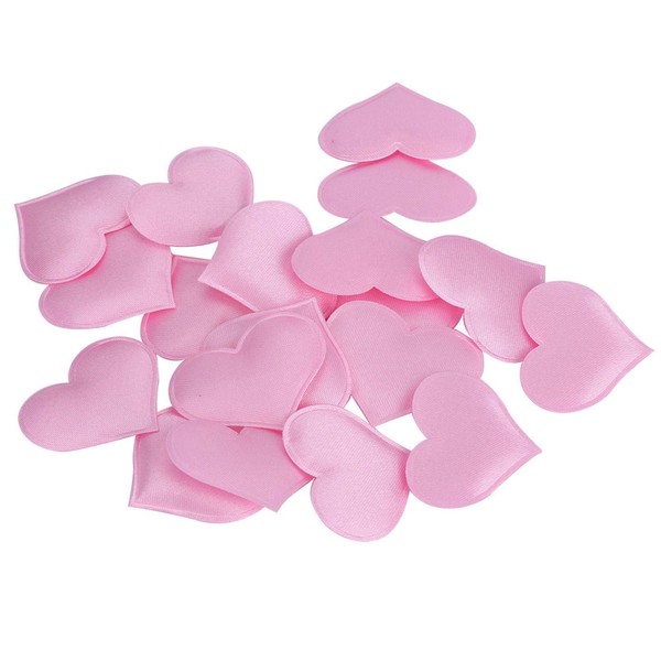 500Pcs/Pack Heart Sponge Confetti, 1.3inch Sprinkles Petals Confetti for Valentine's Day Wedding Anniversary Party Decorations(Pink)