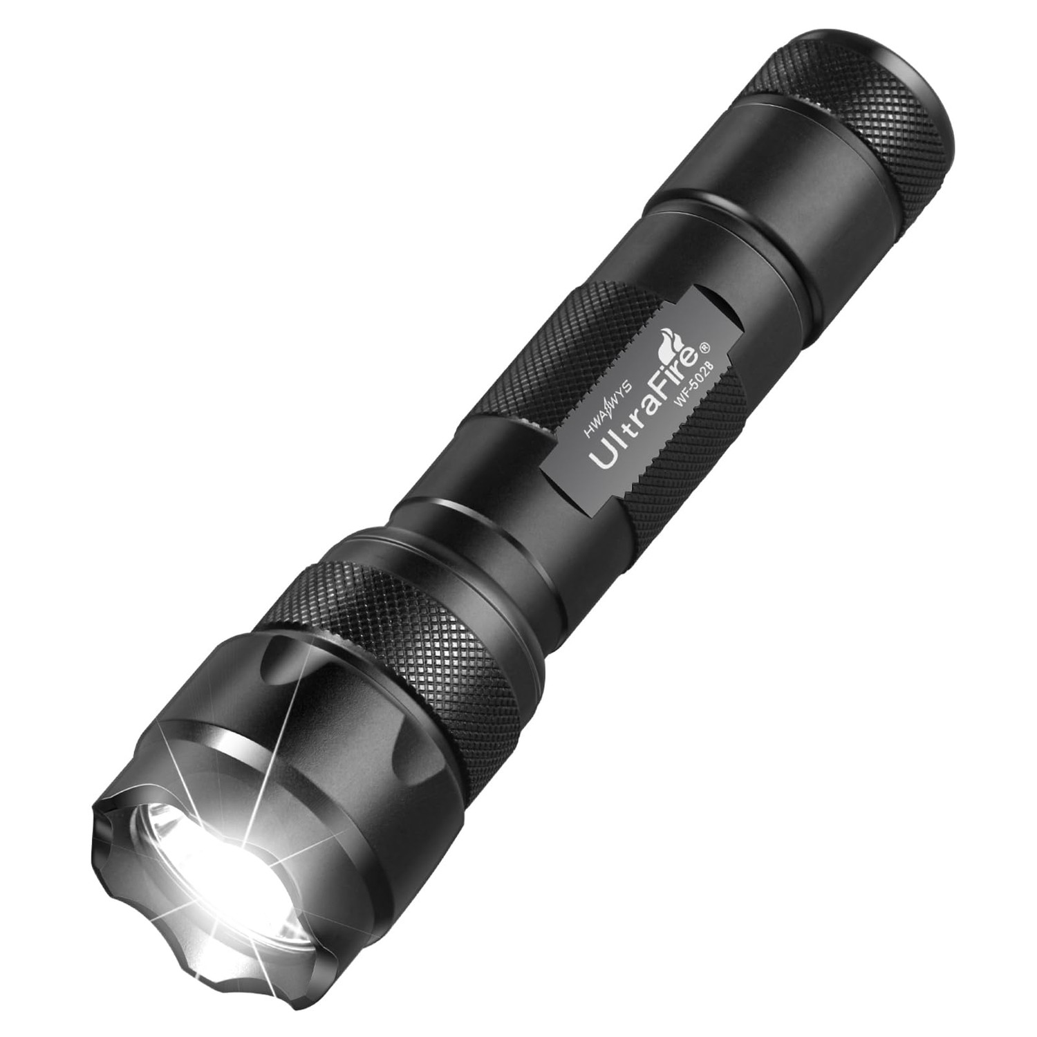 ULTRAFIRE Mini LED Flashlight 1000 Lumens Zoomable Single Mode Tactical ...