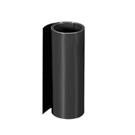 sourcing map PVC Heat Shrink Tubing 180mm Flat Winding for Double Layer 18650 1 Metre Black