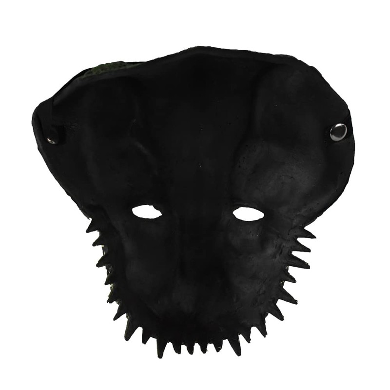 Foam Dinosaur Costume Accessory Mask (Red Orange)