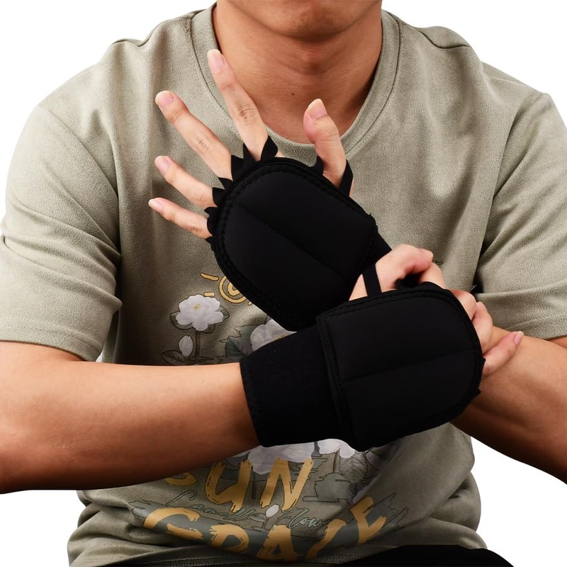 2 Pack Weighted Gloves for Tremors,Adjustable Hand Stability Aid