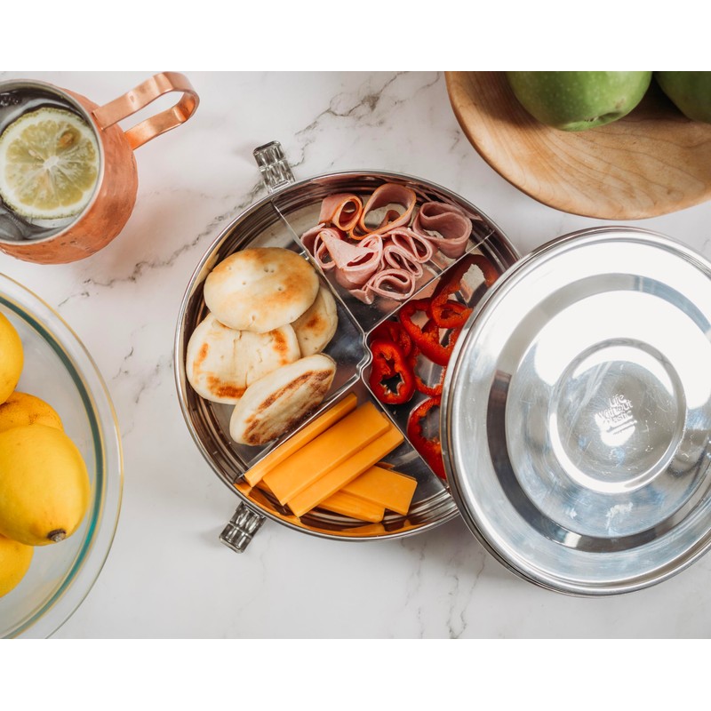 Life Without Plastic Round Stainless Steel Airtight Take-Out Container with