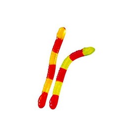 Vidal Sugar Free Sour Candy Gummie Worms 2.2 Pounds Bulk bag