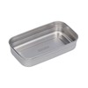 Lunch Box 2 Tier Stackable Container Folding Buckle Stainless Steel