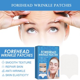 FAECEYER Forehead Wrinkle Patches,12 PCS Anti Wrinkle Patches,Forehead Patches for Wrinkles,Forehead Wrinkles Forehead Lines Remover