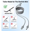 URANT Starlink Mini Cable 16.5FT,2-in-1 Cat6 Ethernet & DC Power