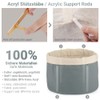 ecooe Bread Basket with Lid and Drawstring Bread Bag Diameter
