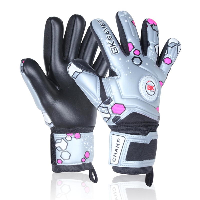 GK Saver Football Goalkeeping Gloves Size 4 to 7 Finger