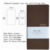 Pocket Monthly Weekly Planner Undated Weekly Planner 144 Pages Notebook