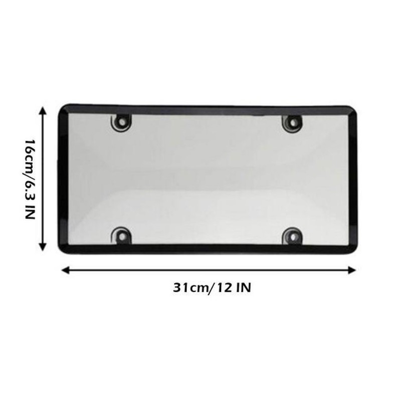 License Plate Covers, 2 PCS Clear License Plate Frames with