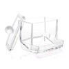 SagaSave Cotton Buds Dispenser Acrylic Makeup Organiser Bathroom Storage Cotton