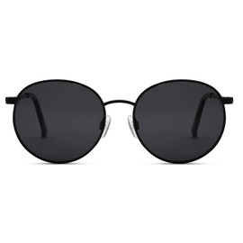 Pro Acme Kids Small Round Polarized Sunglasses for Boys and Girls or Youth Age 3-16 Retro Designer Metal Style Cool Cosplay Sunglasses