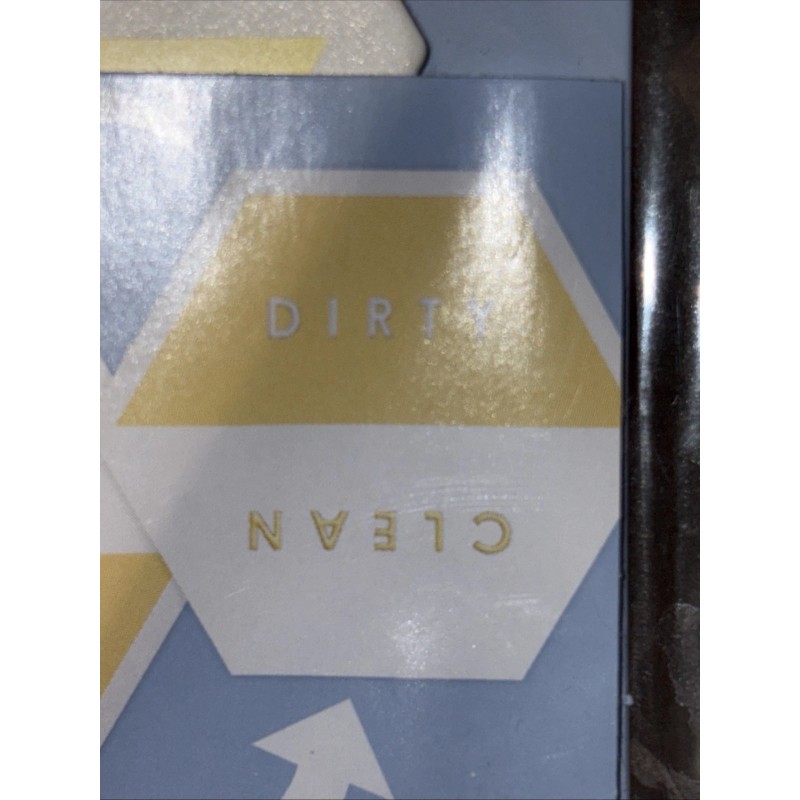 Old East Main Co. Tin Magnet Dishwasher Clean/Dirty Flip Sign