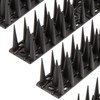 OFFO Bird Spikes, Pigeon Outdoor Deterrent Device for Cat Keep Birds Raccoon Woodpecker Away, Covers 2.6m(8.4 Feet), Black