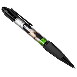 Guinea Pig Black Ballpoint Pen Fluffy Pets Animals Adorable Funny #16771