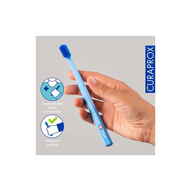 Curaprox CS 5460 - Juego de 3 cepillos de dientes