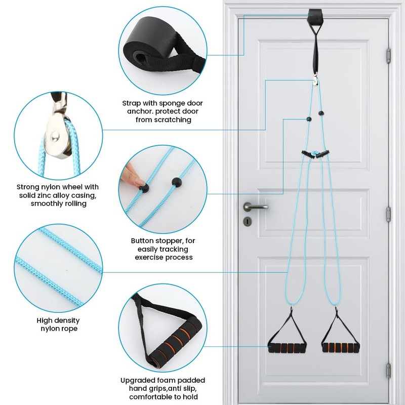 Shoulder Pulley Over The Door, Overhead Shoulder Pulley Arm Exercise