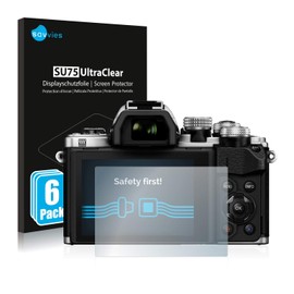 Savvies 6 Pack Screen Protector compatible with Olympus OM-D E-M10 Mark II Protection Film Clear