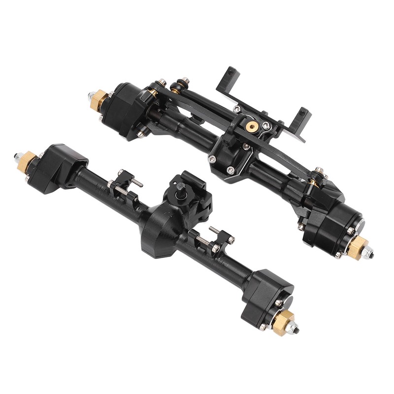 RC Car Metal Complete Front Rear Portal Axle Set Assembly