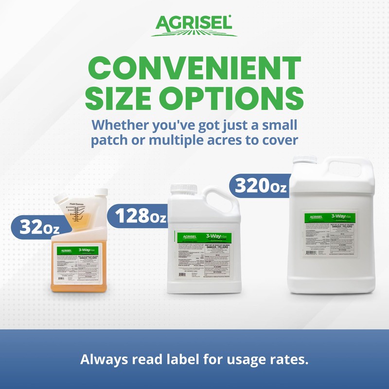 Agrisel 3 Way Max Weed Killer, Eliminate 50+ Weeds, Safe