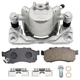 M MATI Front Right Brake Caliper & Ceramic Brake Pads for Honda Pioneer 700 Pioneer 500 520 SXS700 SXS500 SXS520 2014-2023 45019-S3A-013 06452-HL3-A00