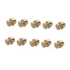 Ciieeo 10Pcs Copper Studs Accessories for DIY Bag Making Screw