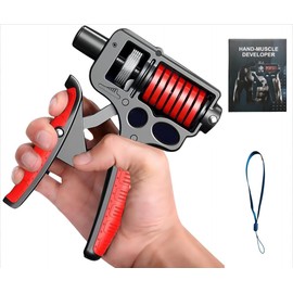 Hand Trainer, Forearm Training Device, Adjustable Resistance 5-165 kg, Grip Strength Trainer, Hand Forearm Training Device, Metal Grip Trainer for Athletes and Restoration of the Hand