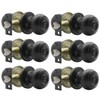 Probrico (6 Pack Privacy Door Knobs and (1 Pack) Passage