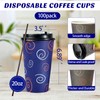 TV TOPVALUE 100 Pack 20 oz Paper Cups, Disposable Coffee