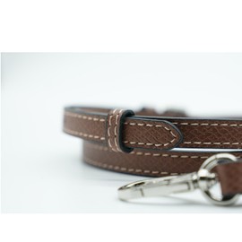 D.DUO Leather bag strap, bag leather shoulder strap, for Longchamp leather wallet strap replacement conversion kit (Brown)