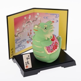 Seto Pottery Sha 2024 Zodiac Figurine Figurine Compact Dragon Dragon Tatsu New Year Decoration Kaikun Crepe Fukutatsu Nakahokan 116