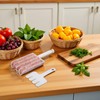 White Creative Kitchen Triple Meatball Maker, Meat Ball Scoop with