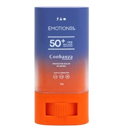 Protector Solar facial en Barra Emotions Labs Confianza Proteccion Contra Rayos UV IR y Luz Azul con Escualeno y Extracto de Tomatillo para Todo Tipo de Piel FPS 50