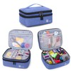 Luxja Double-layer Sewing Supplies Organizer, Sewing Accessories Organizer for Needles,