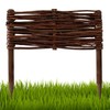 Floranica Willow Flower Bed Edging, Fence in 25 Sizes, Lawn