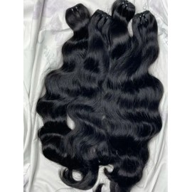 14a Grade Human Hair Bundles Bone Straight Original Burmese Curly Human Hair Wigs Bundles Suppliercolor: 1 bundle natural wave, Stretched Length: 12 inches