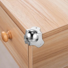 Mikikit Corner Protector, Metal Ball Corner Protector, Baby Proofing Table Corner Guards, Protectors for Furniture Against Sharp Corners 10pcs