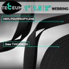 TECEUM 1 Inch Webbing – Black – 10 Yards –