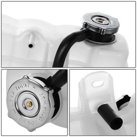 DNA MOTORING OEM-RT-CH3014152 OE Style Coolant Overflow Reservoir Tank w/Cap Compatible with 12-14 Chrysler 300/12-14 Charger 6.4L