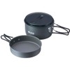 LOGOS 81210211 Hot Draining Cooker Set, Gray, Pot, Approx. Diameter